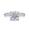 Lark - 14K White Gold Round Solitaire Engagement Ring