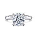 Lark - Platinum Round Solitaire Engagement Ring