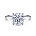 Lark - 14K White Gold Round Solitaire Engagement Ring