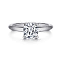 Lark - Platinum Round Solitaire Engagement Ring