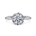 Tiona - 14K White Gold Round Diamond Engagement Ring