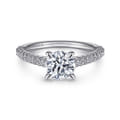 Emberlyn - Platinum Round Diamond Engagement Ring