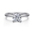 Cari - Platinum Cushion Diamond Engagement Ring