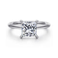 Cari - Platinum Princess Diamond Engagement Ring