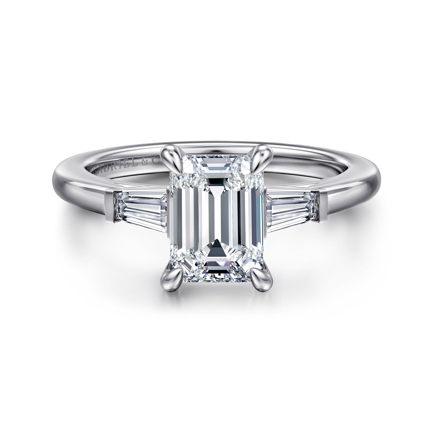 Three Stone Diamond Engagement Ring