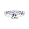 Dariella - 14K White Gold Round Diamond Engagement Ring