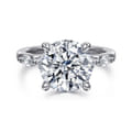 Cian - 14K Yellow Gold Round Five Stone Diamond Engagement Ring