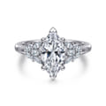Cami - 14K White Gold Marquise Shape Diamond Engagement Ring