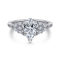 Cami - 14K White Gold Pear Shape Diamond Engagement Ring