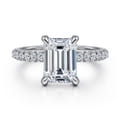 Ivonne - 14K White Gold Diamond Engagement Ring