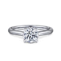 Aldon - 14K White Gold Round Diamond Engagement Ring