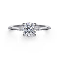 Marline - 14K White Gold Round Diamond Engagement Ring