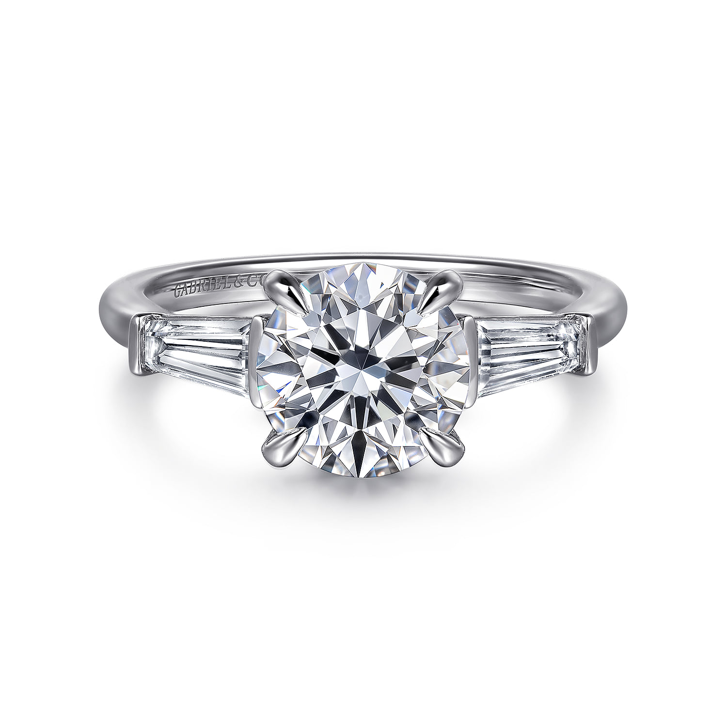 Three Stone Diamond Engagement Ring