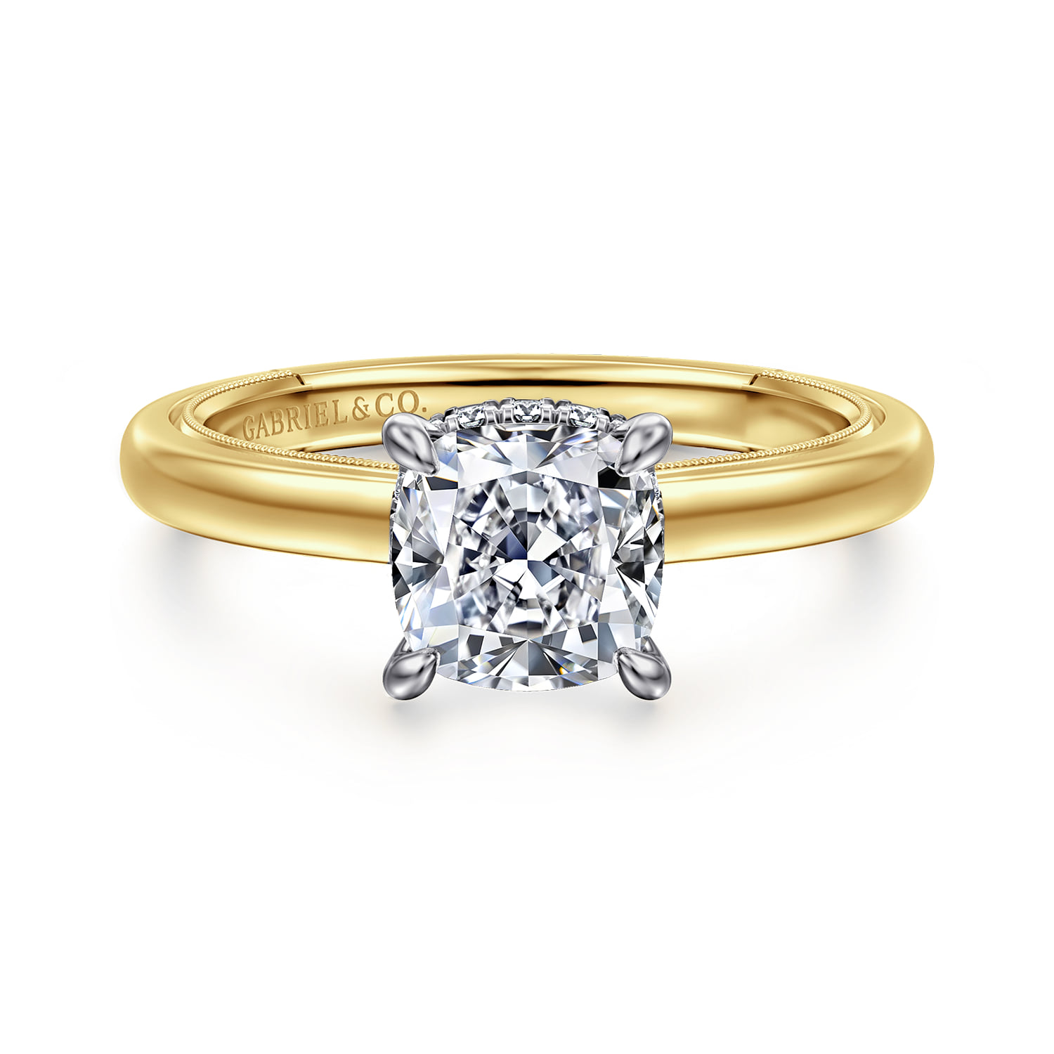 East West Diamond Engagement Ring