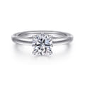 Sandi - 14K White Gold Round Diamond Engagement Ring