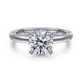 Sandi - 14K White Gold Round Diamond Engagement Ring