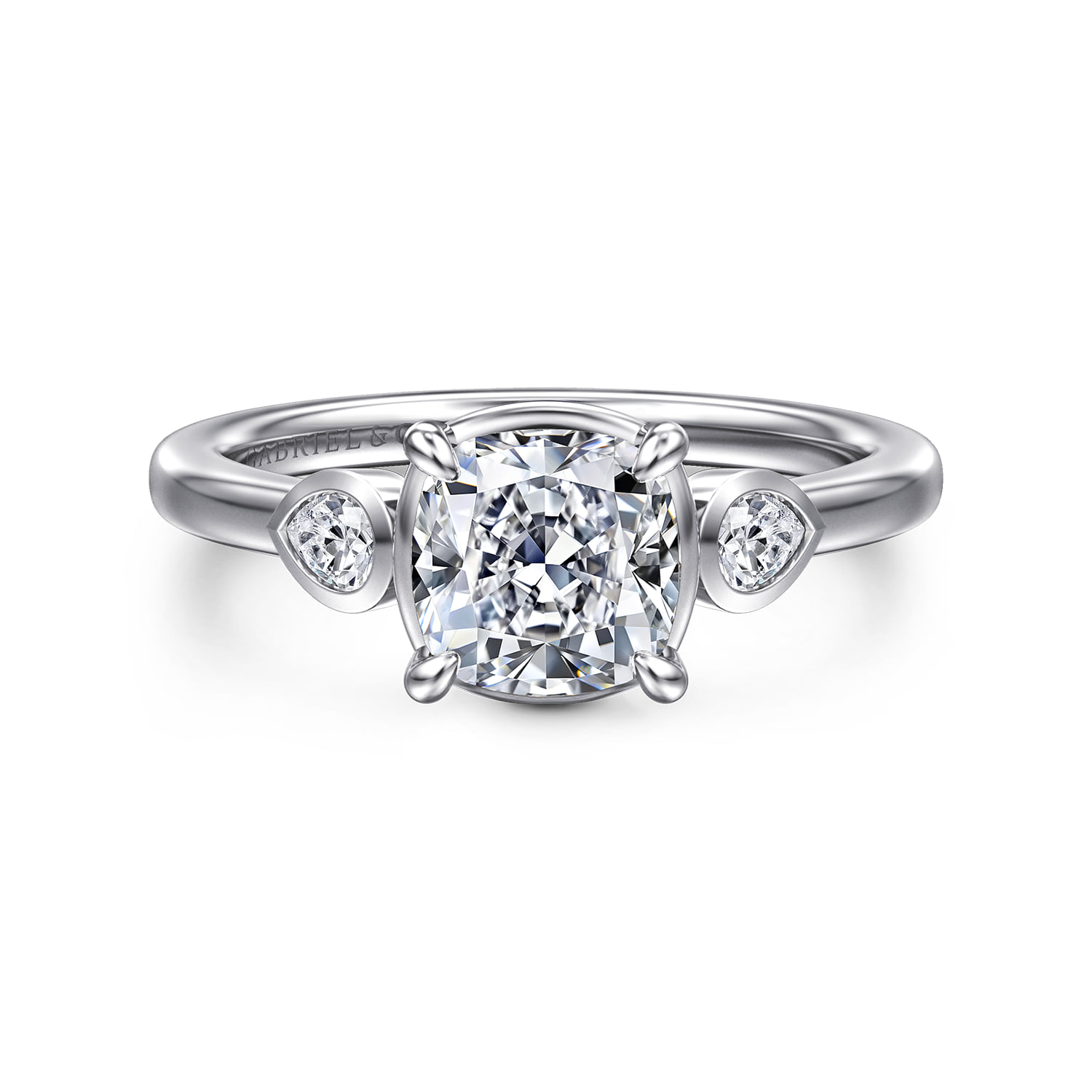 Three Stone Diamond Engagement Ring