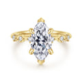 Joplin - 14K Yellow Gold Marquise Shape Diamond Engagement Ring