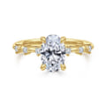 Joplin - 14K Yellow Gold Oval Diamond Engagement Ring