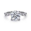 Joplin - 14K White Gold Round Diamond Engagement Ring