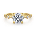 Joplin - 14K Yellow Gold Round Diamond Engagement Ring
