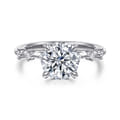 Joplin - 14K White Gold Round Diamond Engagement Ring