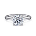 Unite - 14K White Gold Round Solitaire Diamond Engagement Ring