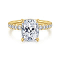 Winslow - 14K Yellow Gold Elongated Cushion Diamond Engagement Ring