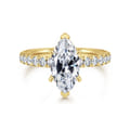 Winslow - 14K Yellow Gold Marquise Shape Diamond Engagement Ring