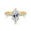 Winslow - 18K Yellow Gold Marquise Shape Diamond Engagement Ring