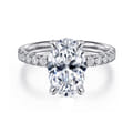 Winslow - 14K White Gold Oval Diamond Engagement Ring