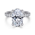 Winslow - 14K White Gold Oval Diamond Engagement Ring