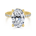 Winslow - 14K Yellow Gold Oval Diamond Engagement Ring