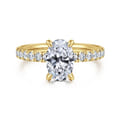 Winslow - 14K Yellow Gold Oval Diamond Engagement Ring