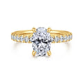 Winslow - 18K Yellow Gold Oval Diamond Engagement Ring
