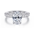 Winslow - 14K White Gold Oval Diamond Engagement Ring