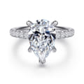 Winslow - 14K White Gold Pear Shape Diamond Engagement Ring