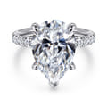 Winslow - 14K White Gold Pear Shape Diamond Engagement Ring