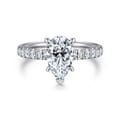 Winslow - 18K White Gold Pear Shape Diamond Engagement Ring