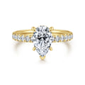 Winslow - 14K Yellow Gold Pear Shape Diamond Engagement Ring