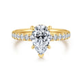 Winslow - 18K Yellow Gold Pear Shape Diamond Engagement Ring
