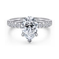Winslow - 14K White Gold Pear Shape Diamond Engagement Ring