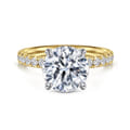 Winslow - 14K White-Yellow Gold Round Diamond Engagement Ring