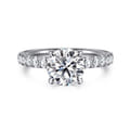 Winslow - Platinum Round Shape Diamond Engagement Ring