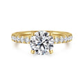 Winslow - 14K Yellow Gold Round Diamond Engagement Ring