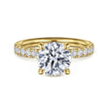 Winslow - 14K Yellow Gold Round Diamond Engagement Ring