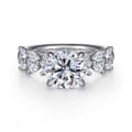 Rivka - 14K White Gold Round Diamond Engagement Ring