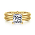 Robin - 14K Yellow Gold Princess Cut Diamond Engagement Ring