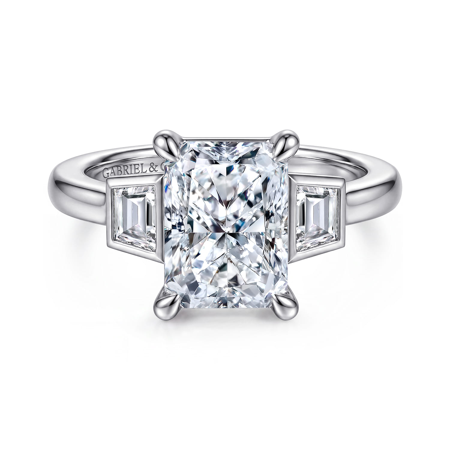 Three Stone Diamond Engagement Ring