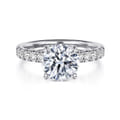 Winslow - 14K White Gold Round Diamond Engagement Ring